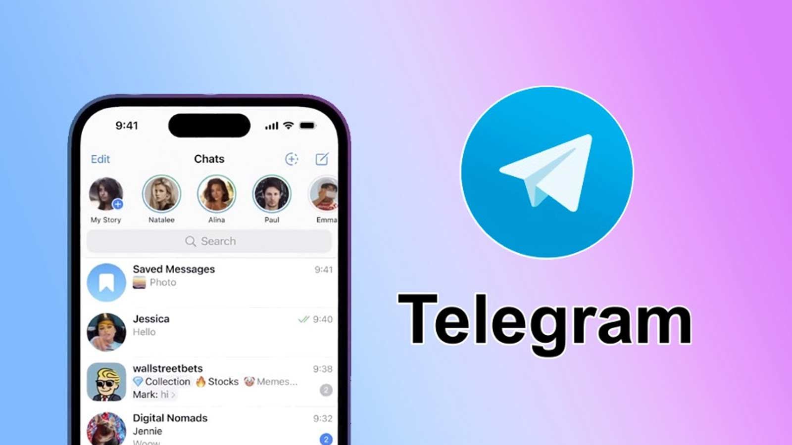 Add a person on Telegram
